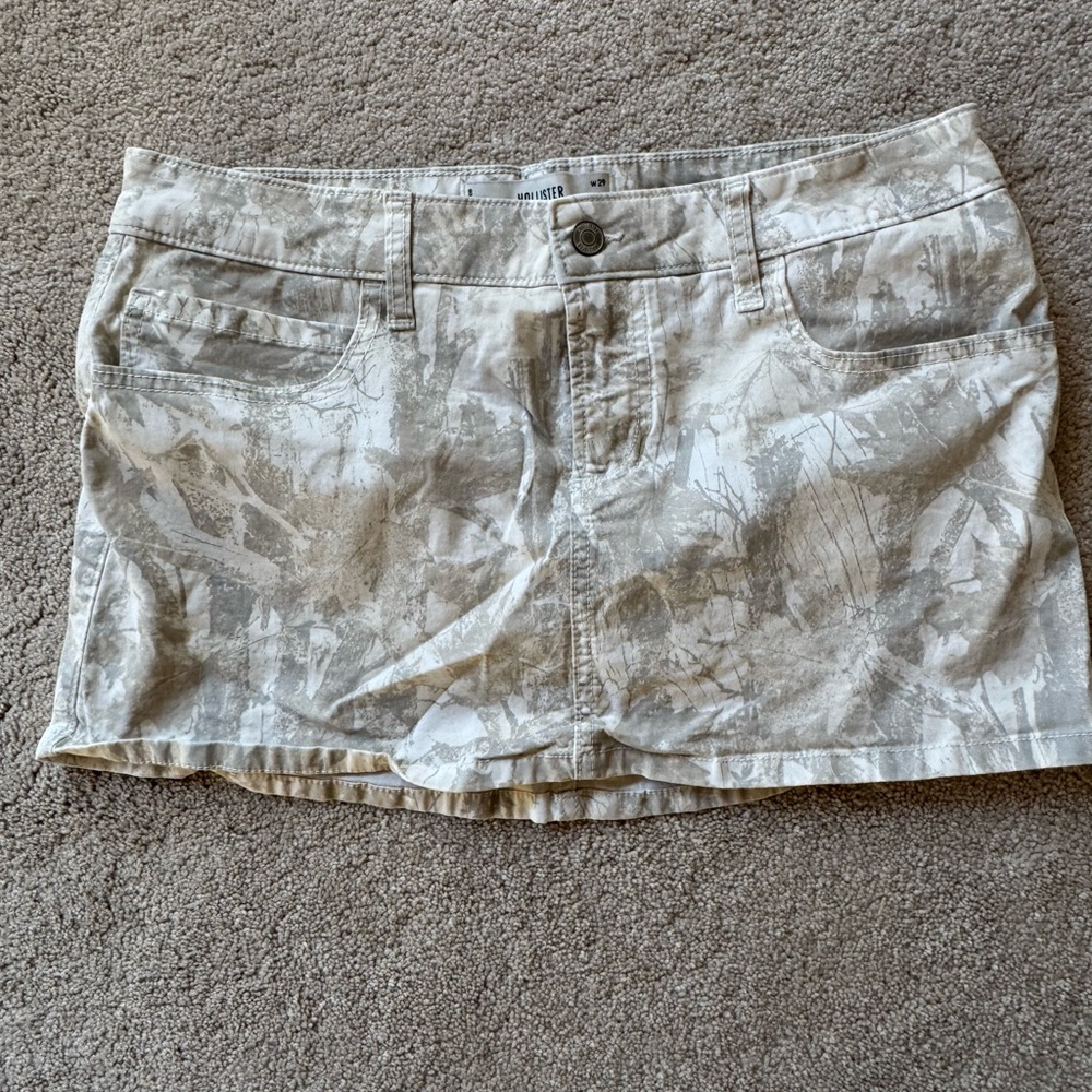 Camouflage Mini Skirt